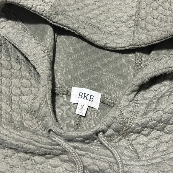 BKE Buckle Women’s Olive Green Quilted Pullover Hoodie Size Medium - Picture 9 of 16